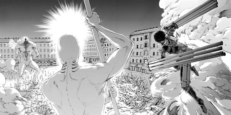 The Ninth Titan Of Shingeki No Kyojin The Warhammer Titan Spoiler Guy They were going to inject me with this titan serum and push me into the ocean, where i would then wander endlessly as a mindless titan. spoiler guy