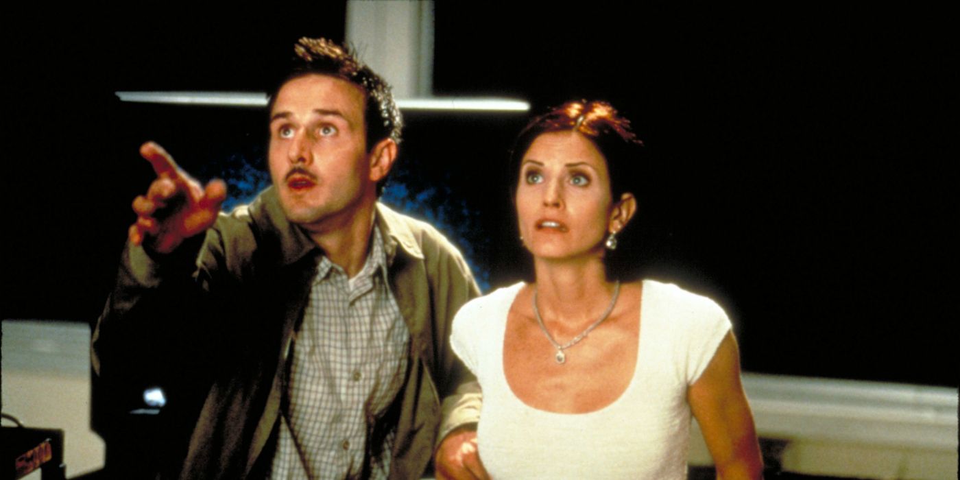 Dewey and Gale in Scream 2