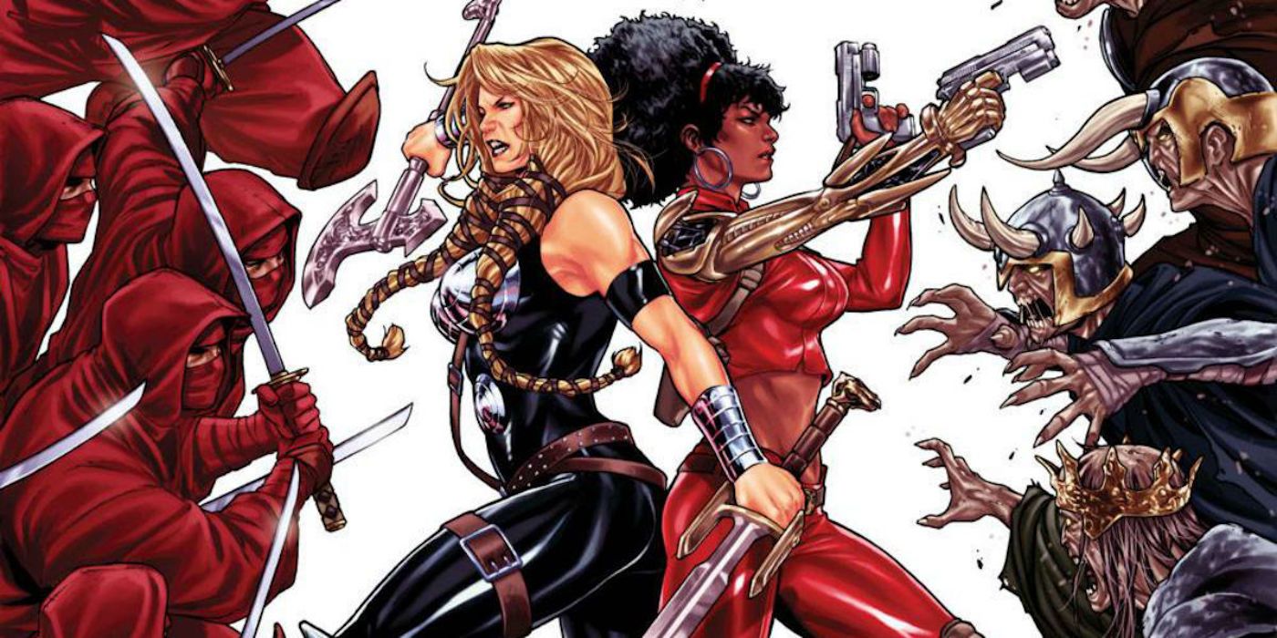 Valkyrie and Misty Knight in Marvels Fearless Defenders