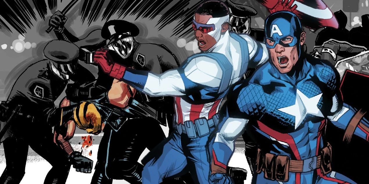 Captain America Takes A Stand With Black Lives Matter