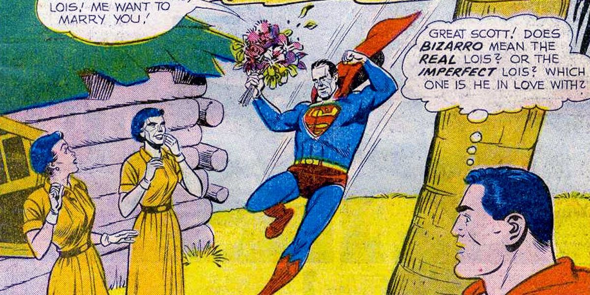 Bride of Bizarro Superman comic featuring Bizzaro Lois