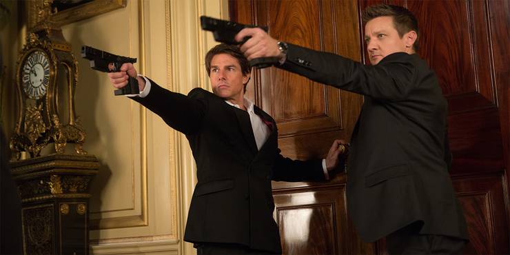 Tom Cruise and Jeremy Renner