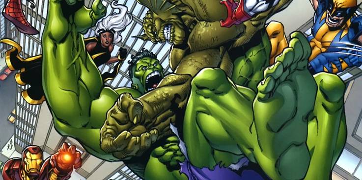 MCU: 5 Villains We Hope To See In Movies And 5 We Don't 12 The Avengers trying to help Hulk fight the Abomination.jpg?q=50&fit=crop&w=737&h=368&dpr=1