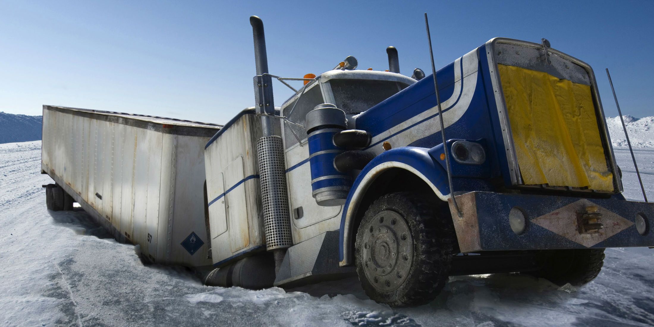 The ice road truckers battle across the continent over frozen lakes, rivers...