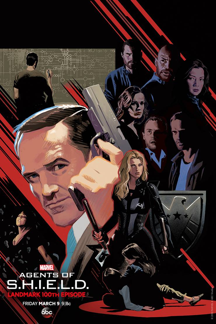 Agents Of Shield 100 Episodes Poster Revisits Season 3 Agents Of Shield 100 Episodes Poster Revisits Season 3
