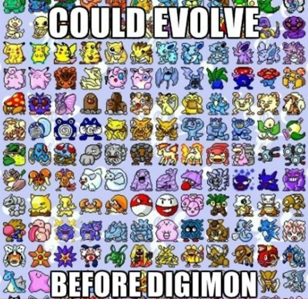15 Hilarious Digimon Vs Pokemon Memes