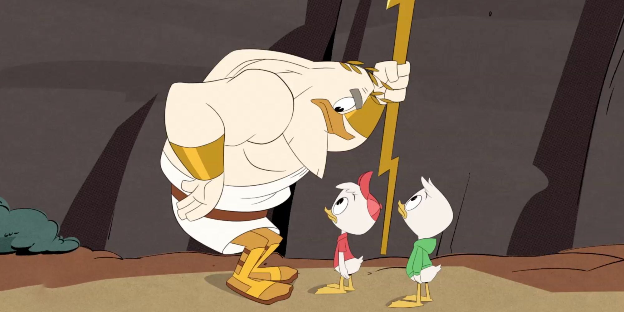 DuckTales Clip Shows Michael Chiklis As Zeus Screen Rant