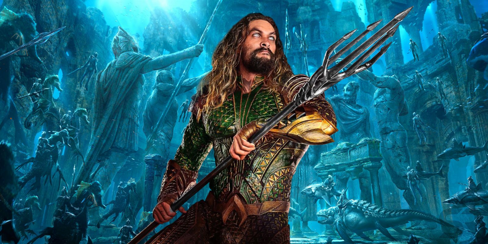 Aquaman The Meg Crossover Gets An Epic Fan Poster Screen Rant