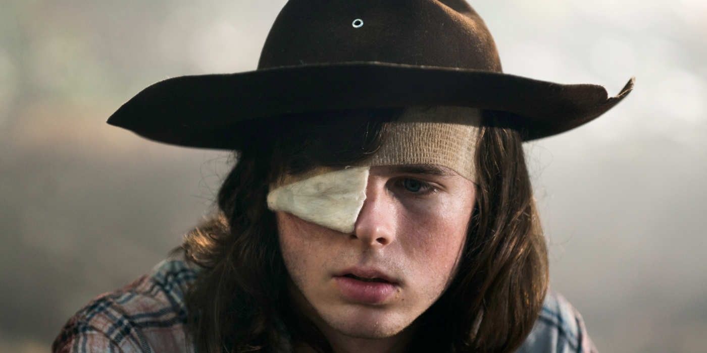 Chandler Riggs as Carl Grimes in The Walking Dead