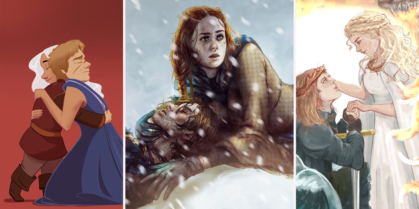 25 Wild Fan Redesigns Of Unexpected Game Of Thrones Couples