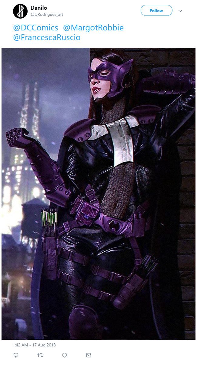 cw birds of prey huntress png