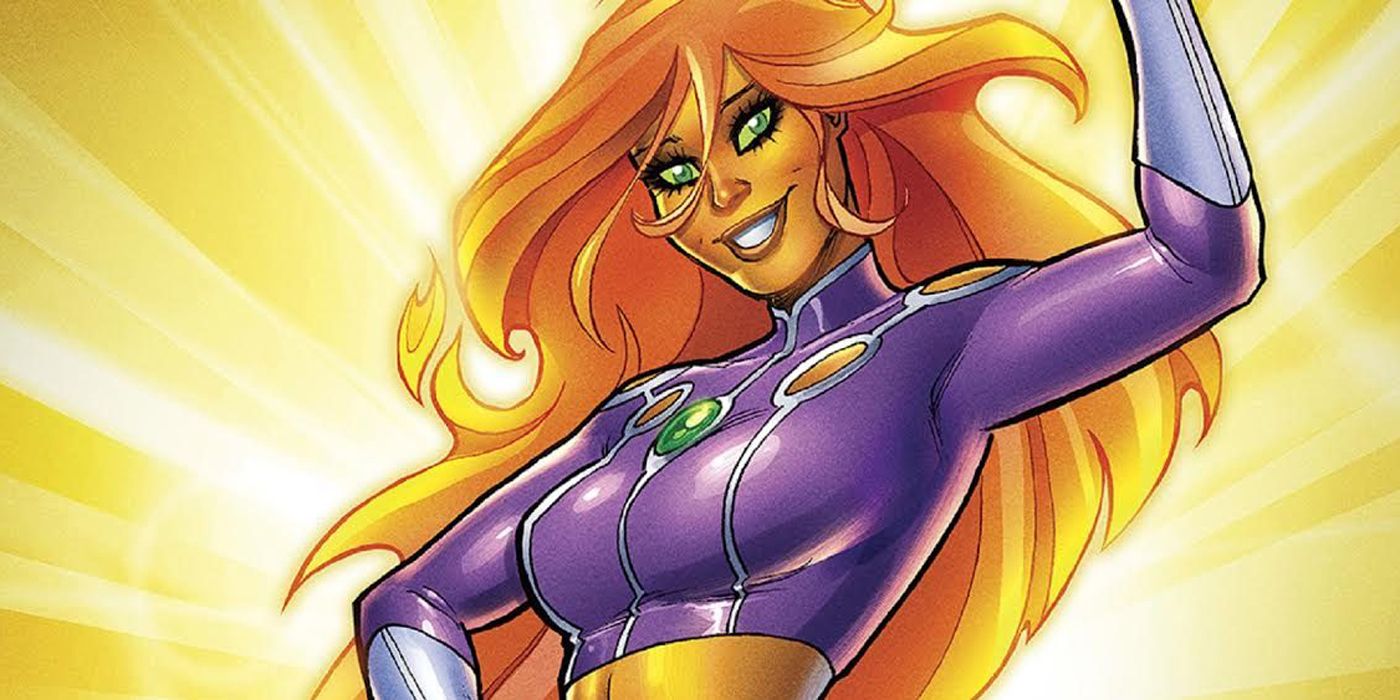 Starfire smiling in Teen Titans