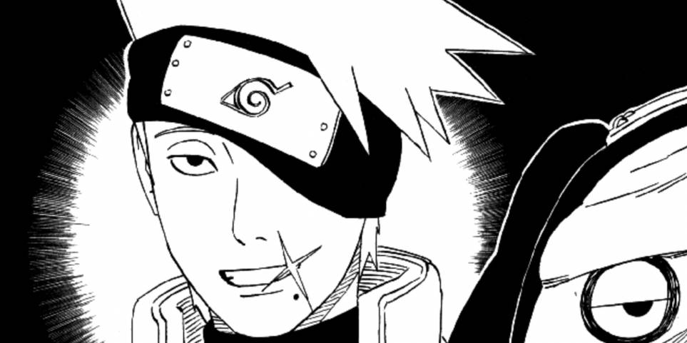 Kakashi lächelt, wenn sein Gesicht zum ersten Mal in einer Naruto-Skizze enthüllt wird