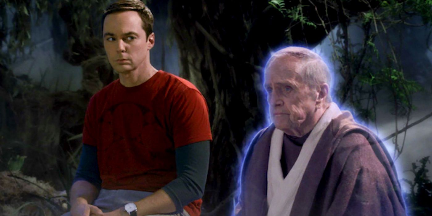 Sheldon and Professor Proton in The Big Bang Theory