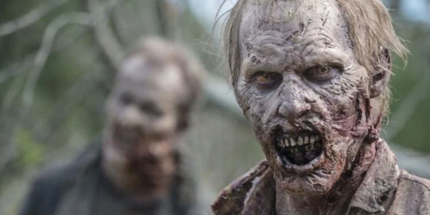 A male zombie in The Walking Dead