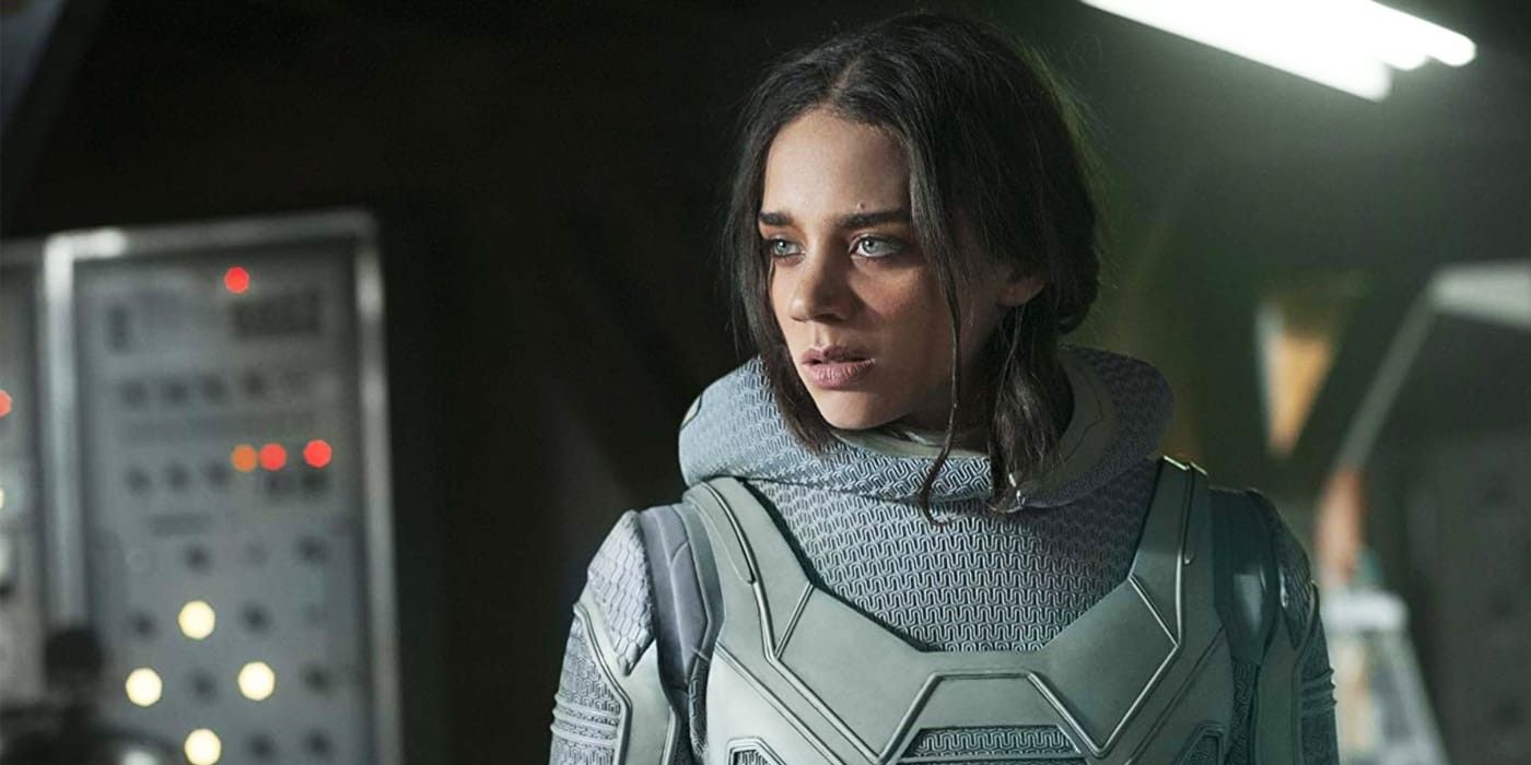 Hannah John Kamen as Ava Ghost in Ant Man and the Wasp