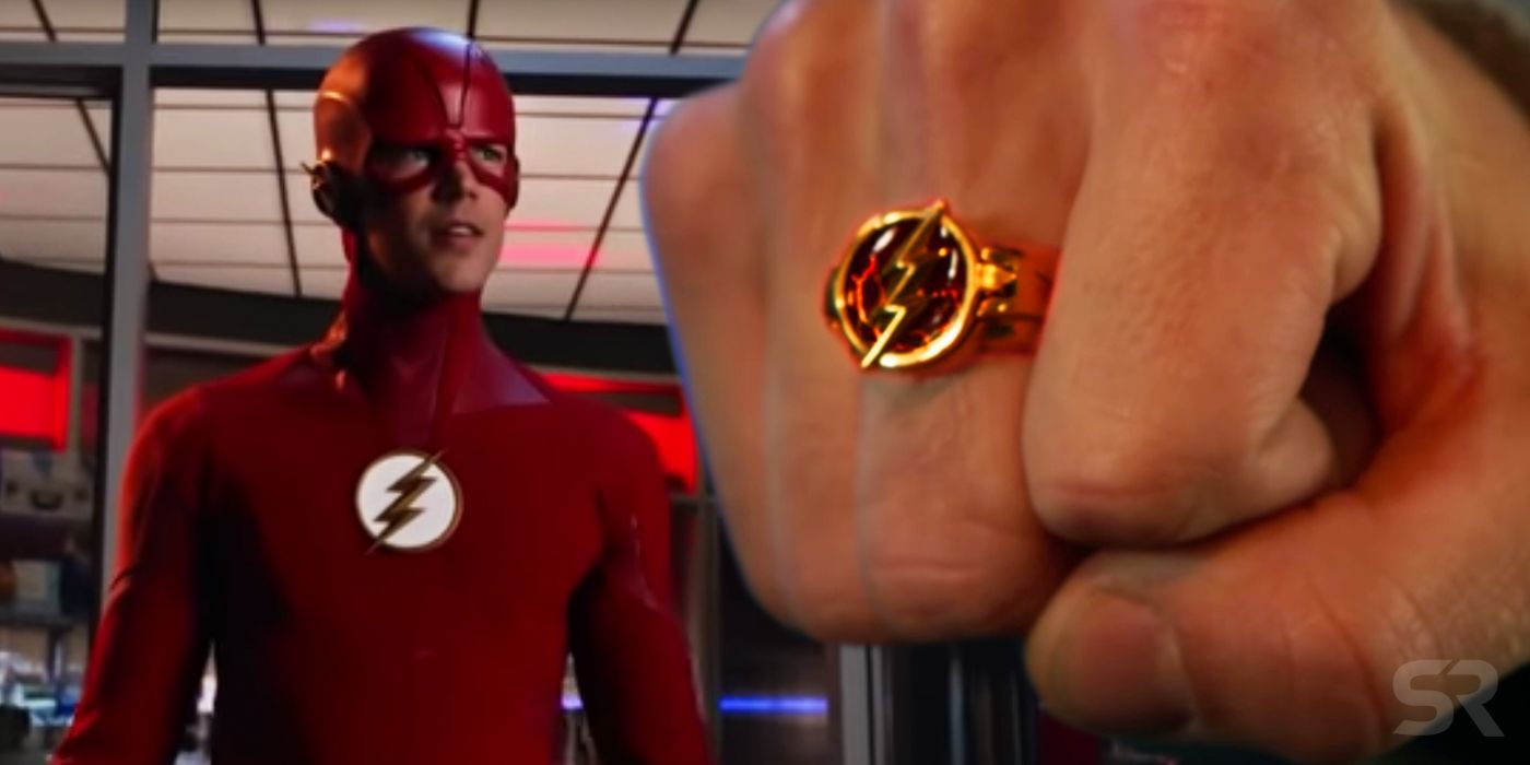 Flash's New Ring Suit Was Made By The Atom Screen Rant