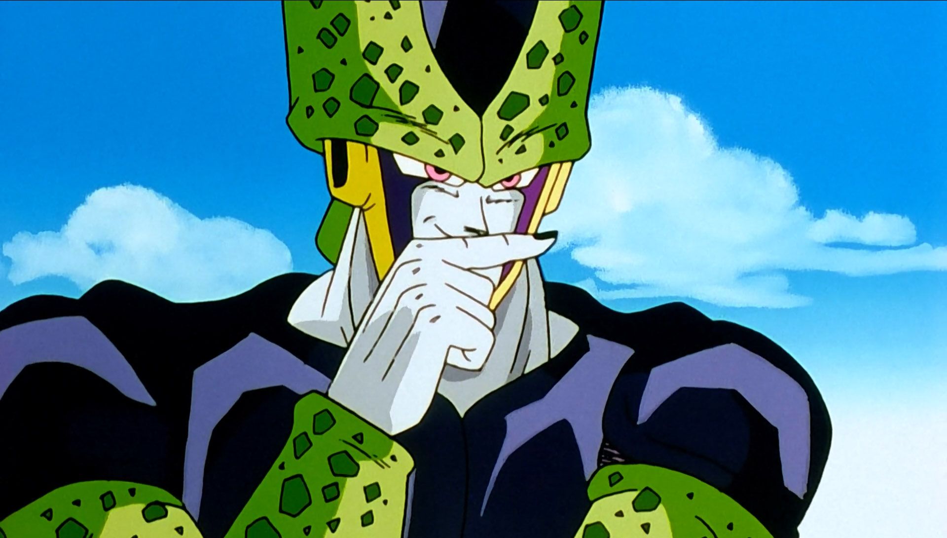 Cell's fingers aren't actually consistent throughout both the man...