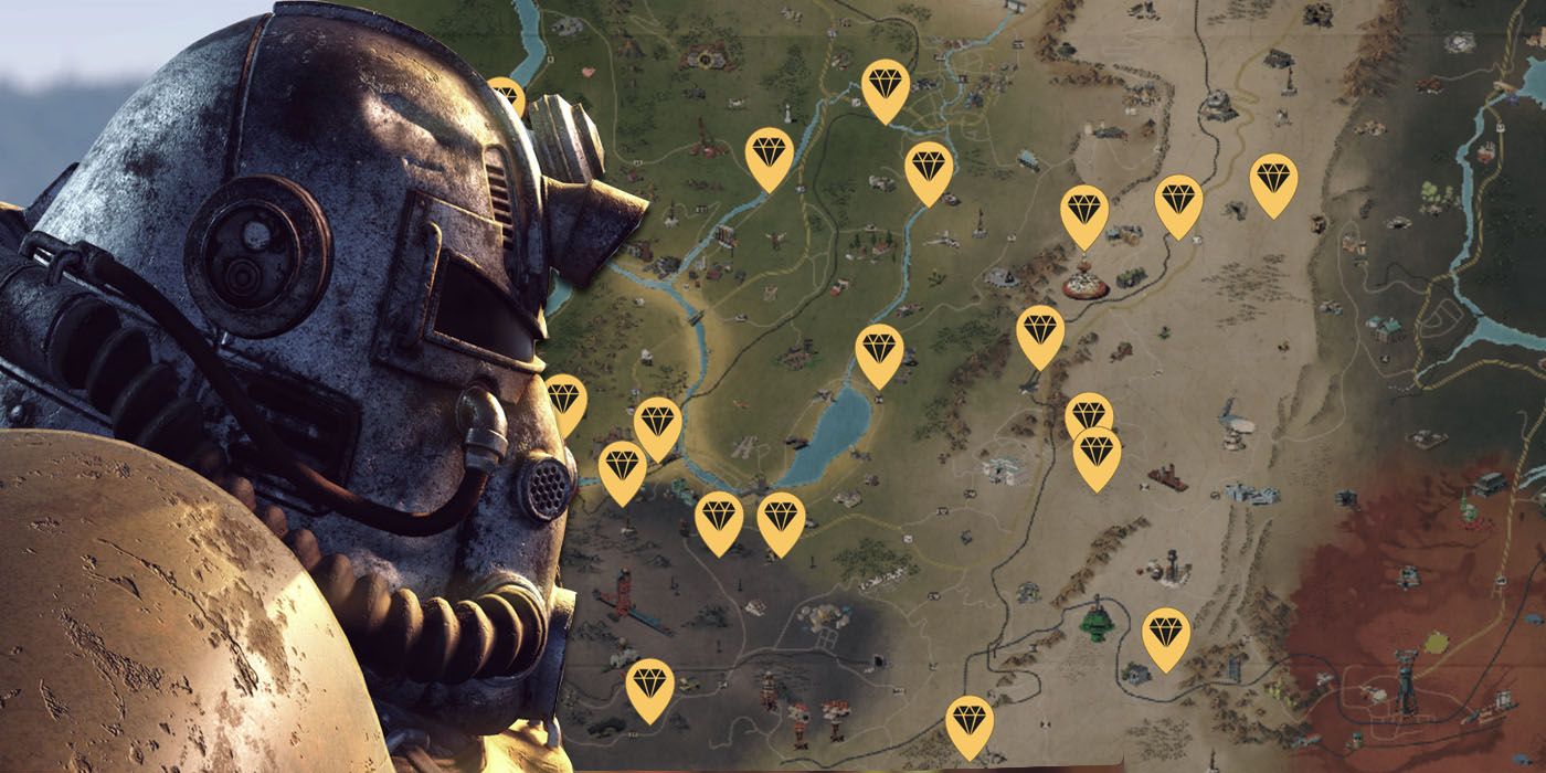 Fallout 76: Map Locations For EVERYTHING to 100% The Game