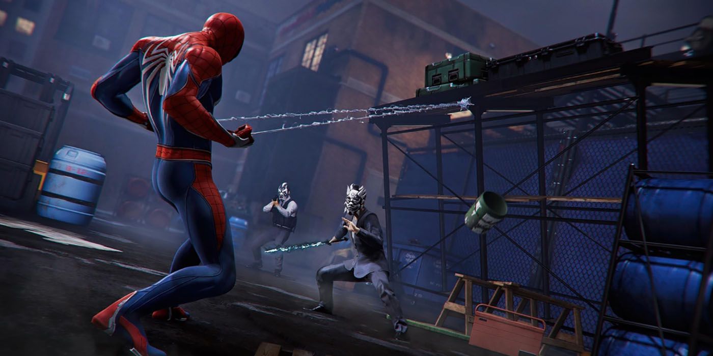 Spider Man game 2018 web attack