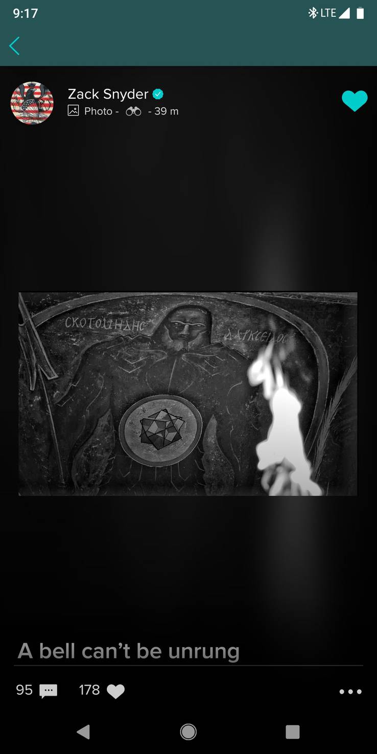 Zack Snyder Reveals Darkseid In New Justice League Image 3 Zack Snyders Darkseid in Justice League Vero Screenshot