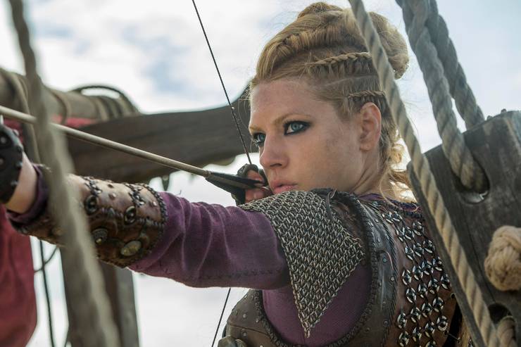 Vikingii Katheryn Winnick Lagertha Viking Bow