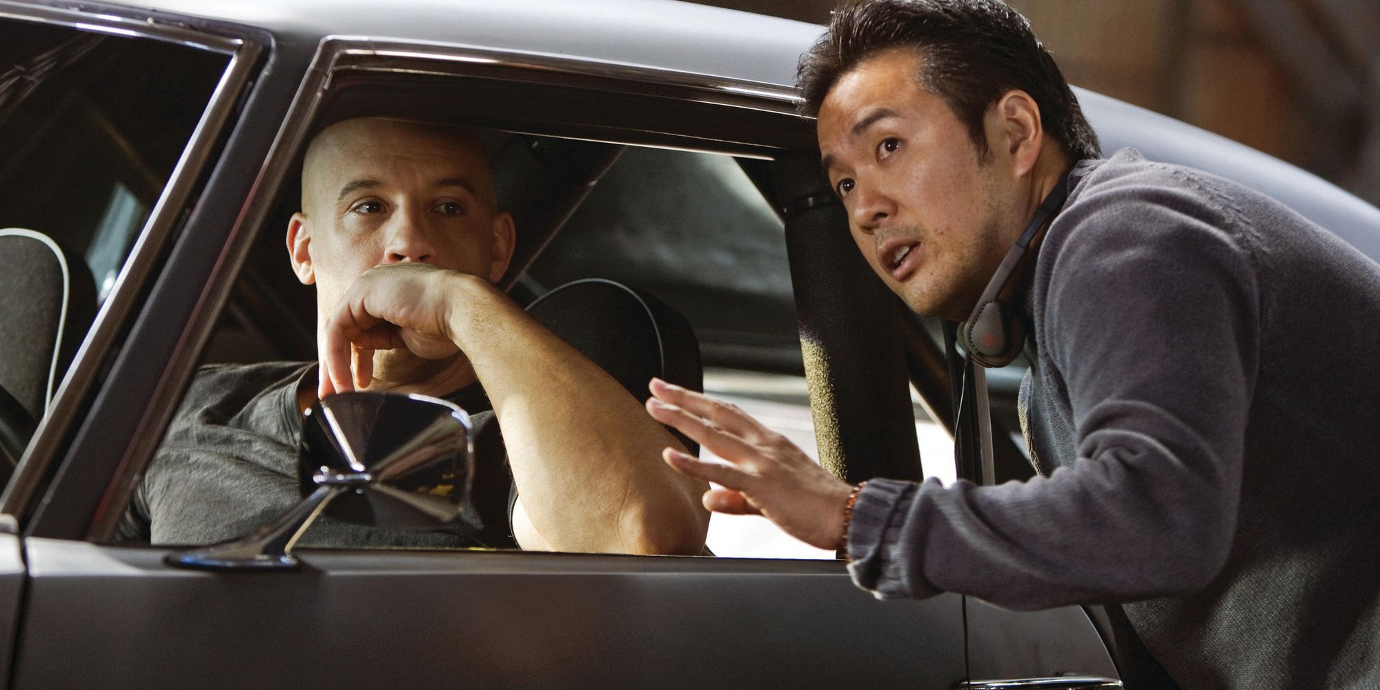 Vin Diesel and Justin Lin Fast Furious