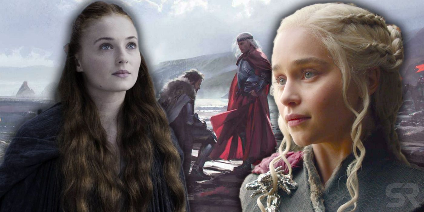 game of thrones s08e01 dany greets sansa game of thrones s08e01 dany greets sansa