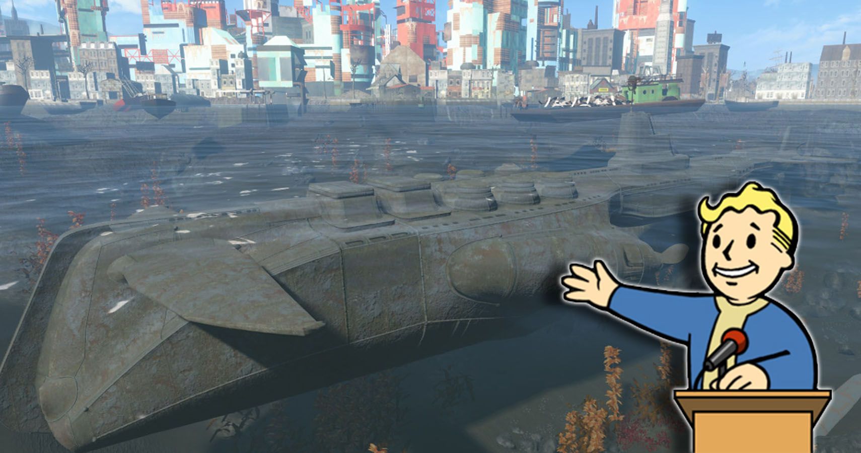 Fallout 4 где подводная лодка фото 29