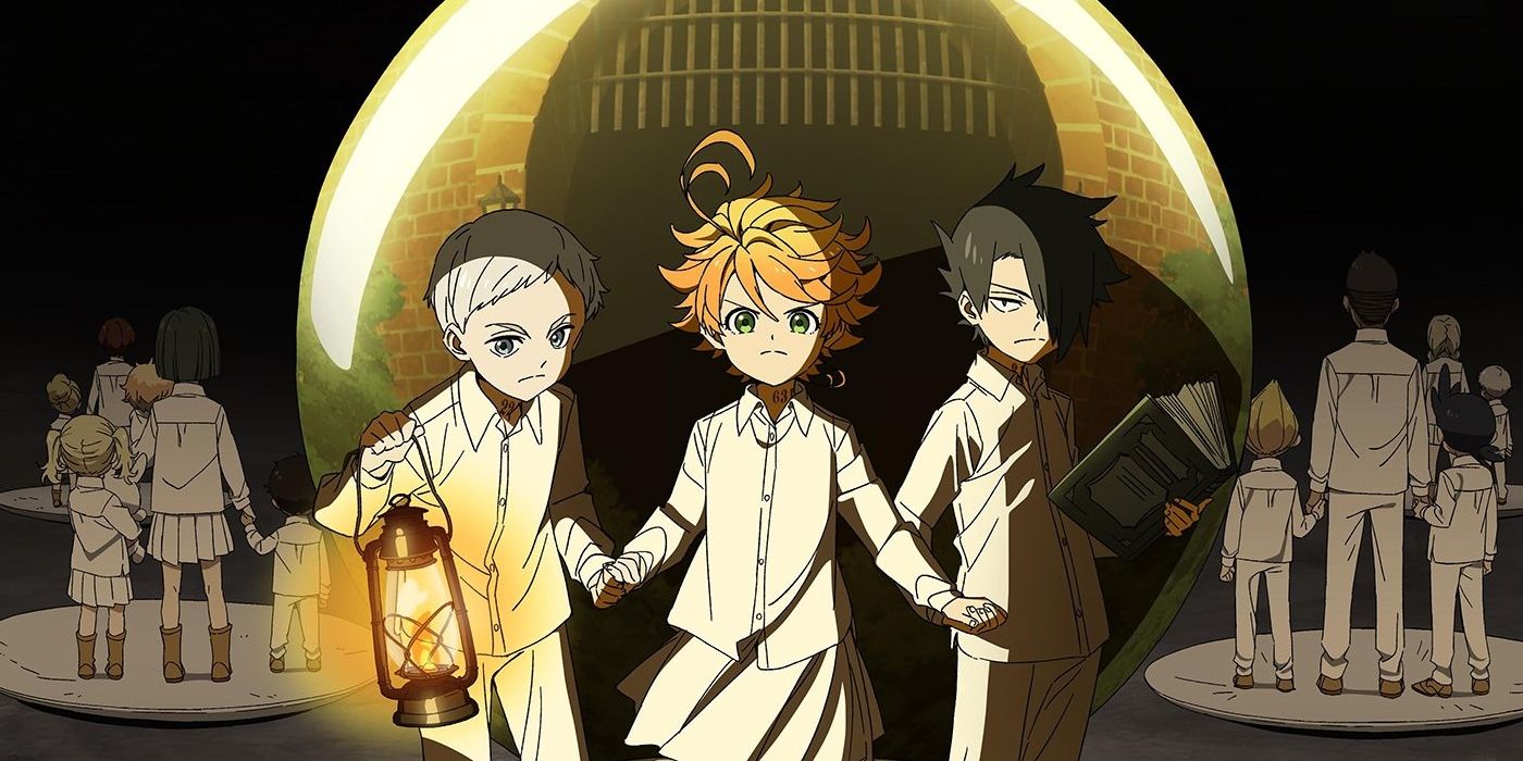 Promised Neverland Key Art Emma Norman and Ray