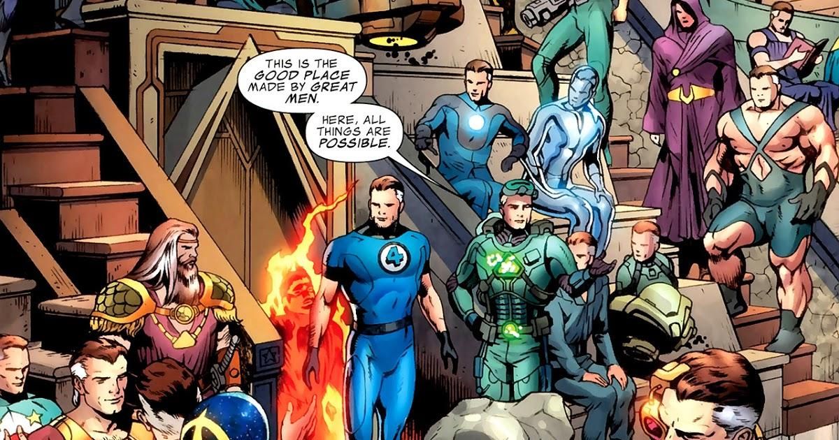 Council of Reeds in Fantastic Four