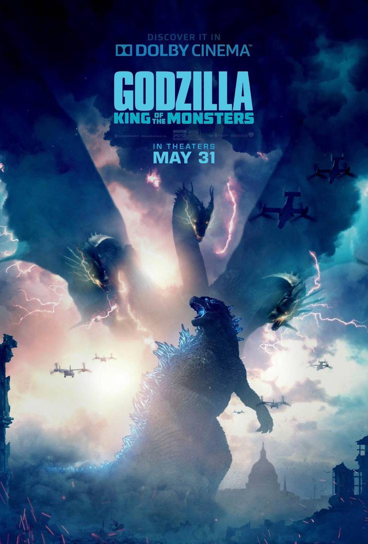 Godzilla King of the Monsters estrena nuevos e imponentes posters La