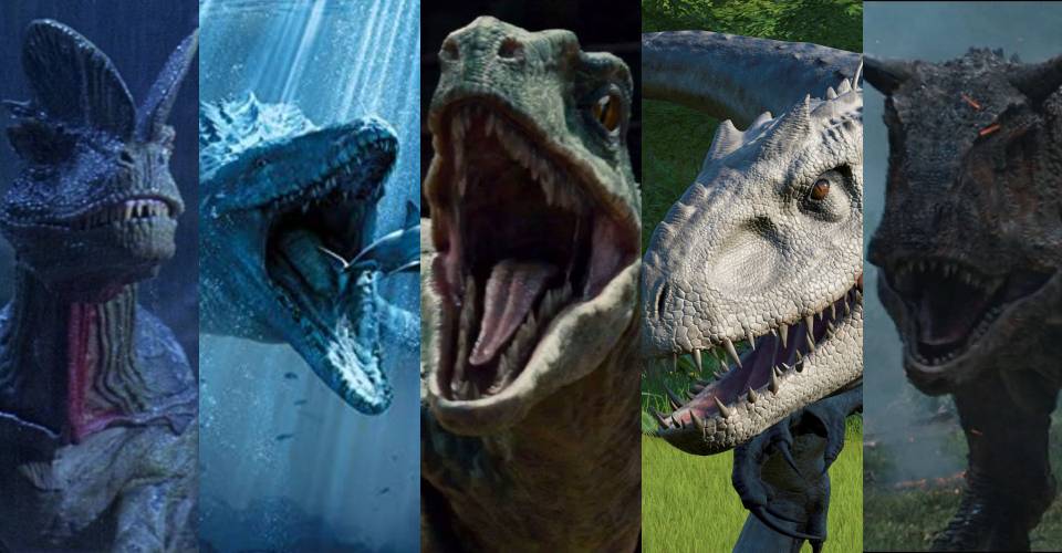 Jurassic Park The 15 Most Powerful Dinosaurs Ranked Jurassic Park The 15 Most Powerful Dinosaurs Ranked
