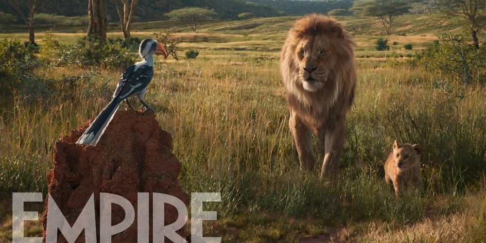 New Lion King Remake Image Sees Zazu Give Mufasa The Morning Report