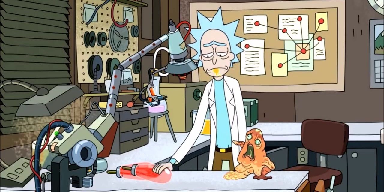 Rick attempts suicide in Rick and Morty
