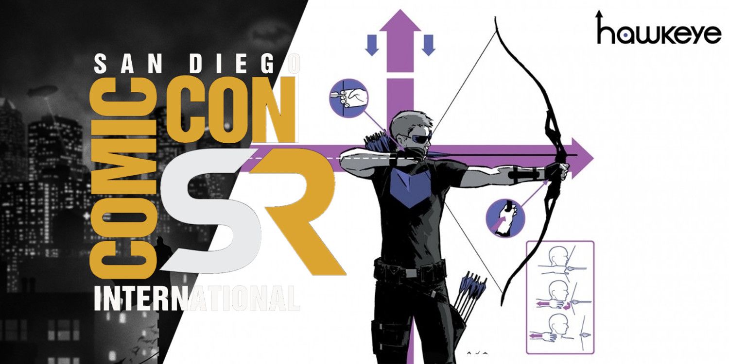 Hawkeye Jeremy Renner Shares Series Intro At Sdcc Screen Rant