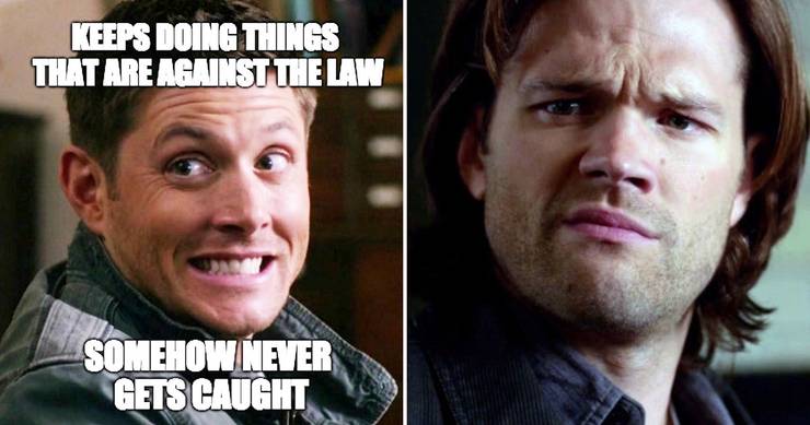 Supernatural 10 Dean Winchester Logic Memes That Are Too Hilarious For Words Supernatural 10 Dean Winchester Logic Memes That Are Too Hilarious For Words