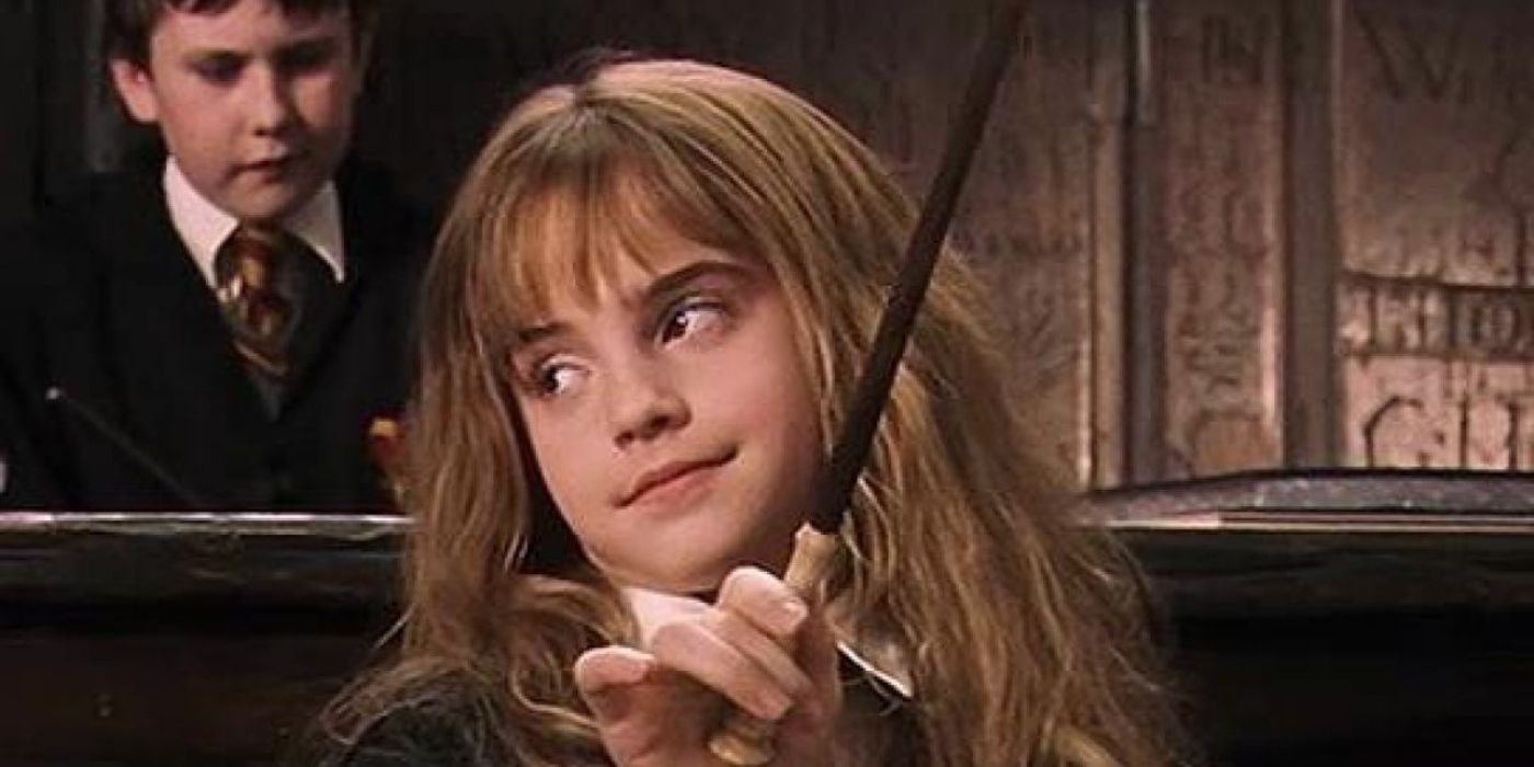 9 Hermione Emma Watson wand leviosa