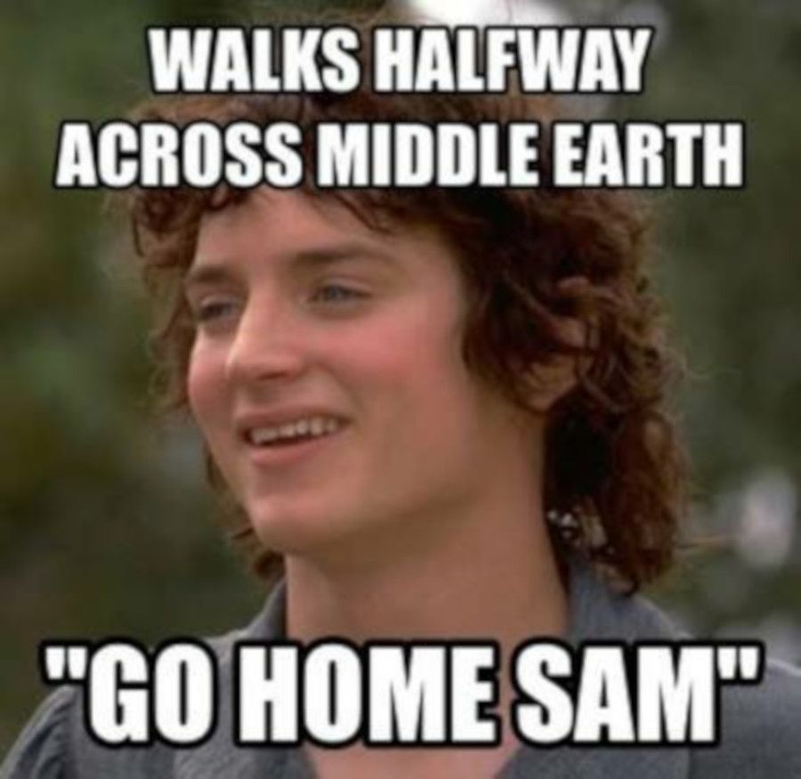 The Lord Of The Rings 10 Hilarious Frodo & Sam Logic Memes That Are Too Funny