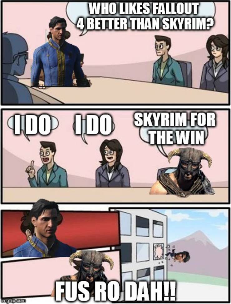 10 Fallout Vs Skyrim Memes That Are Absolutely Hilarious