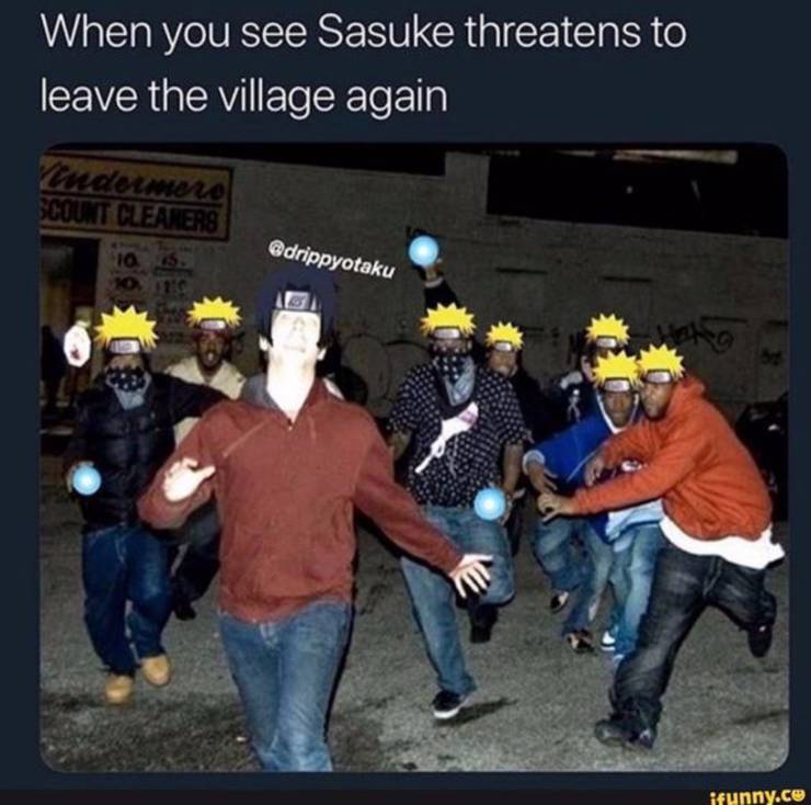Naruto 10 Hilarious Sasuke Memes Only True Fans Will Love