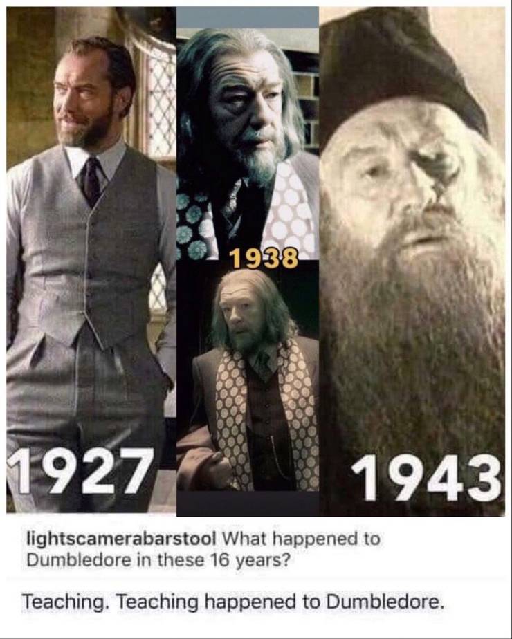 Harry Potter 10 Hilarious Dumbledore Memes Only True Fans Will