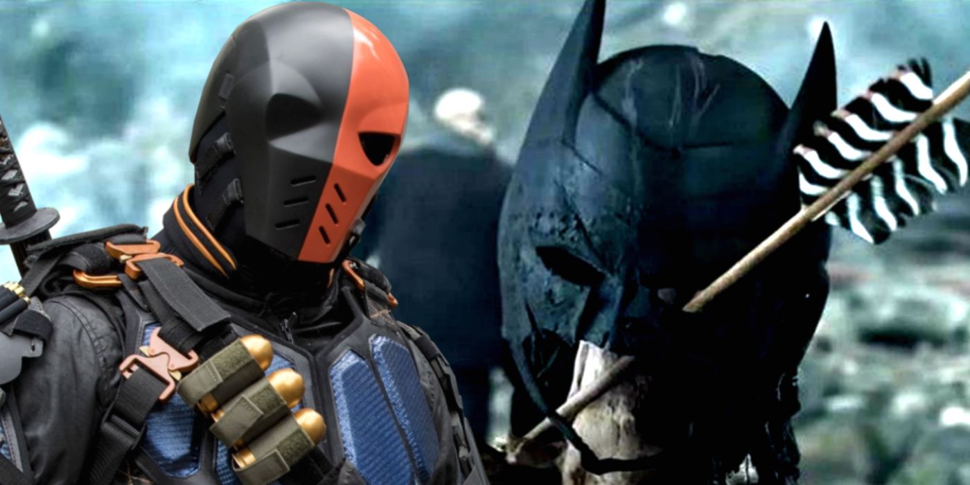 Arrow Why Batman’s Mask Replaced Deathstroke’s In Season 8
