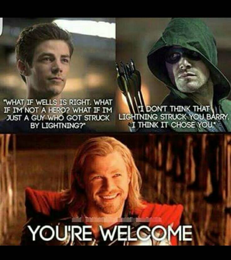 Thor Created The Flash in Thor Memes