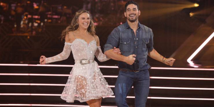 Hannah Brown und Alan Bersten beim Tanzen