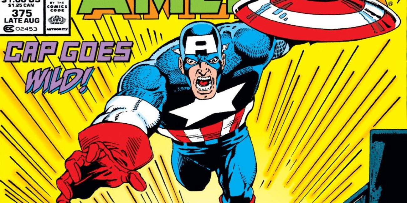 Captain America Goes Crazy Comic