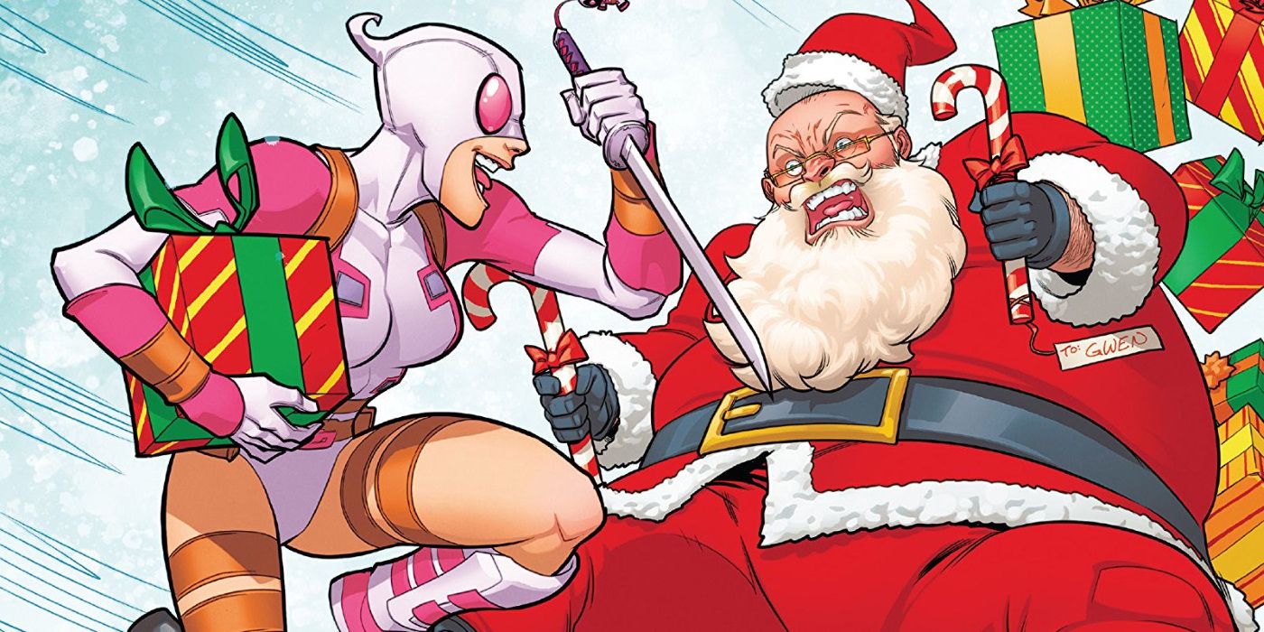 Santa Claus and Gwenpool Marvel Comics