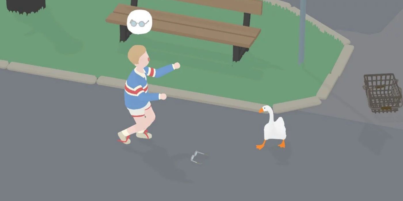 Untitled Goose Game Hijinks in High Street Walkthrough