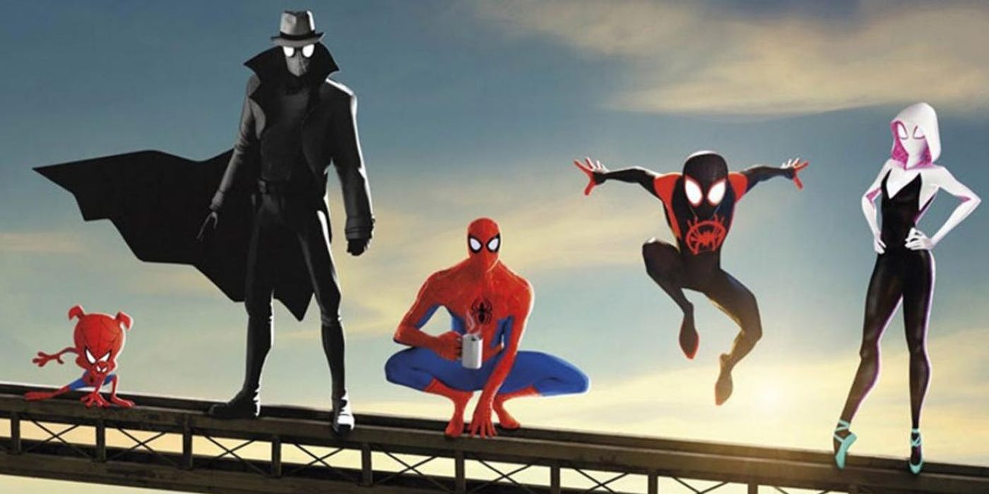 Человек паук вселенные 3 дата выхода. Spider man into the Spider Verse Нуар. Гвен паук через вселенные 2. Гвен паук человек паук через вселенные.