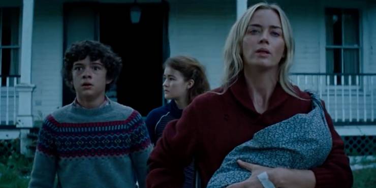 Картинки по запросу "A Quiet Place 2's New Trailer Features Big Monsters And Lots of Running"